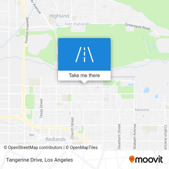 Mapa de Tangerine Drive