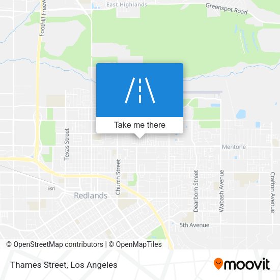 Mapa de Thames Street