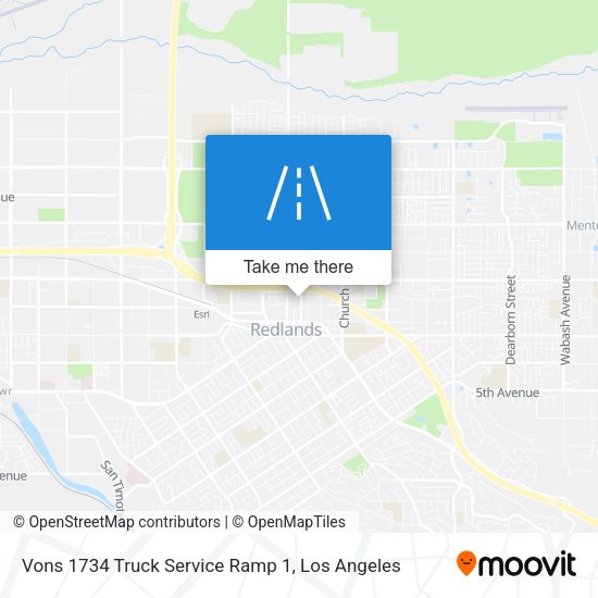 Vons 1734 Truck Service Ramp 1 map