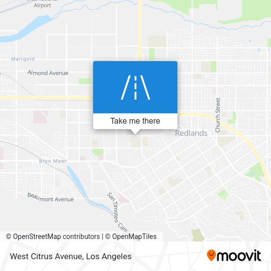 West Citrus Avenue map