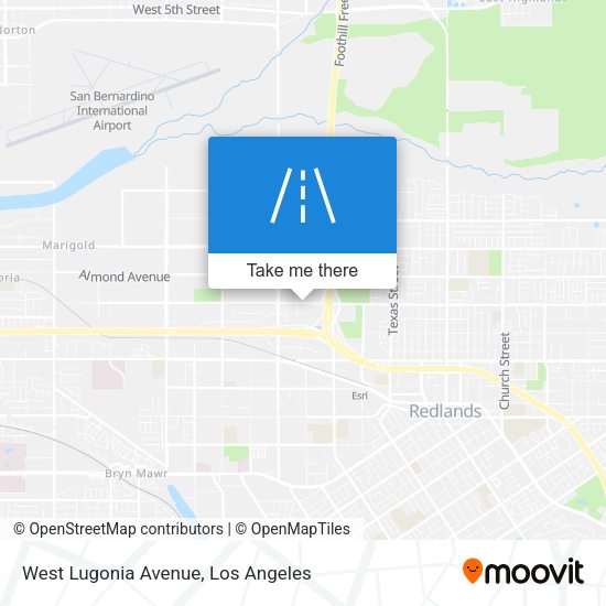 West Lugonia Avenue map