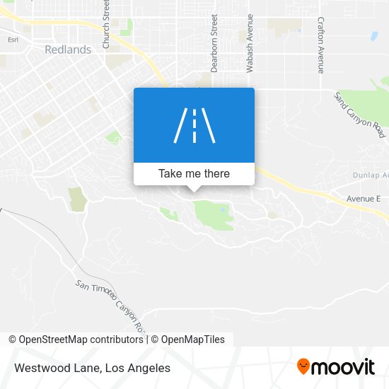 Westwood Lane map