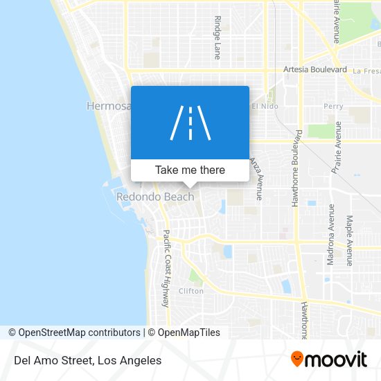 Mapa de Del Amo Street