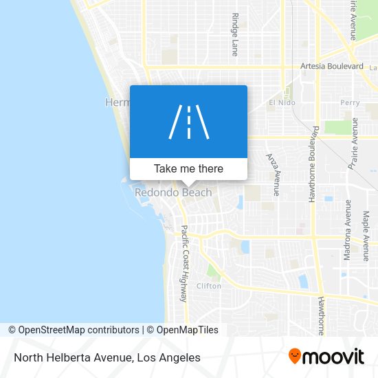 Mapa de North Helberta Avenue