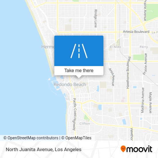 Mapa de North Juanita Avenue