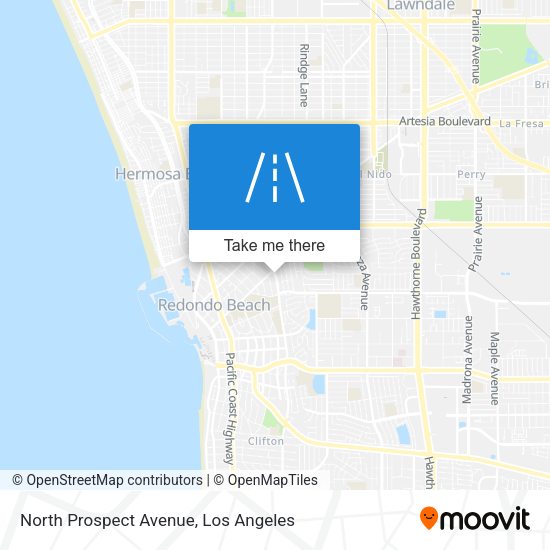 North Prospect Avenue map
