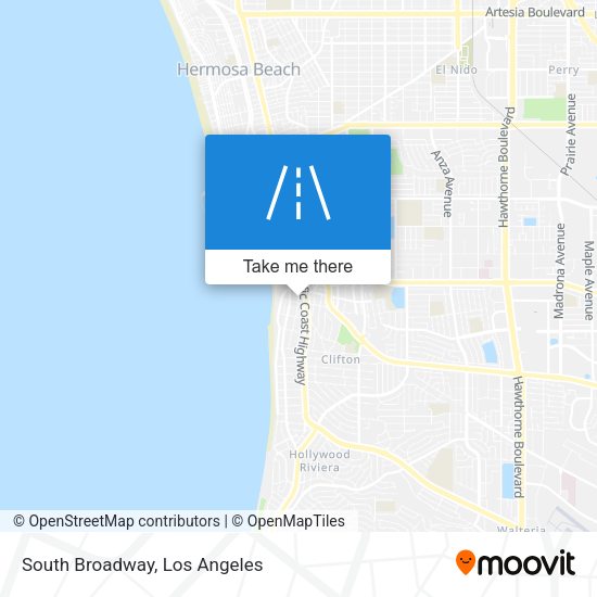 Mapa de South Broadway