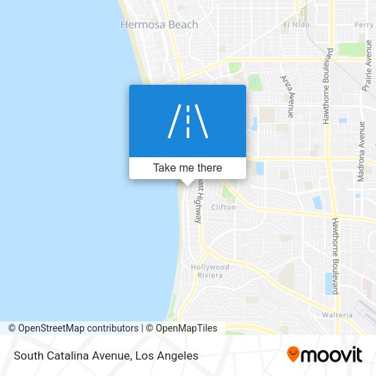 Mapa de South Catalina Avenue