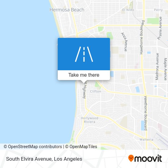 Mapa de South Elvira Avenue