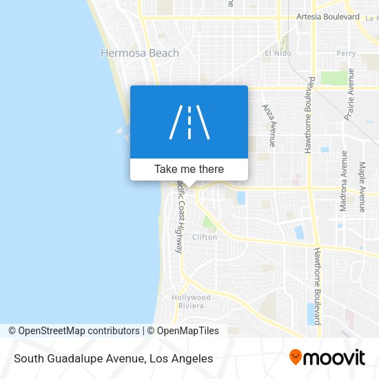 South Guadalupe Avenue map