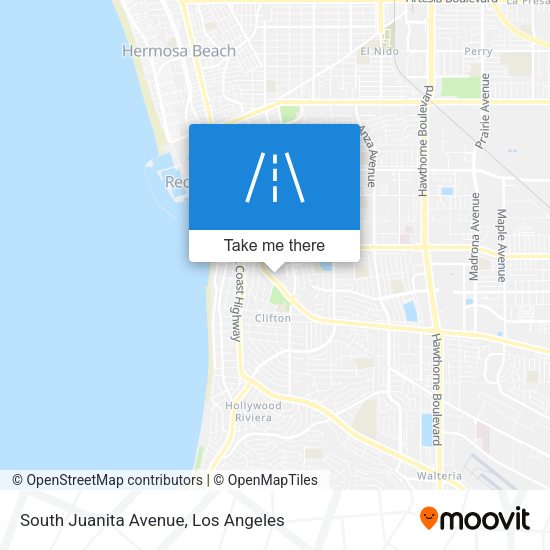 South Juanita Avenue map