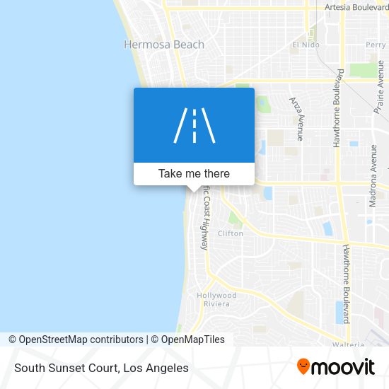 South Sunset Court map