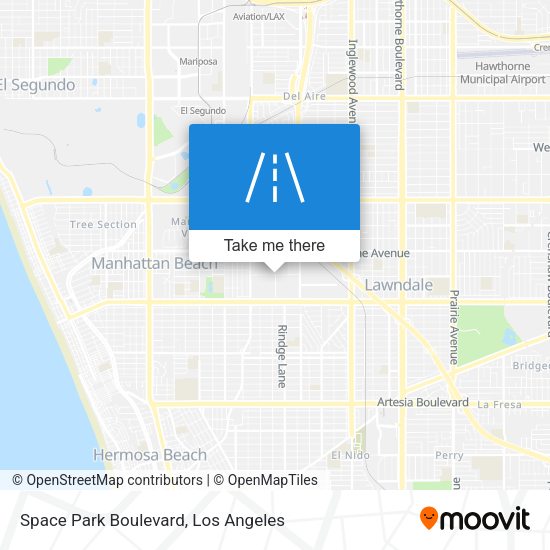 Space Park Boulevard map