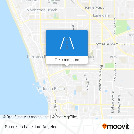 Mapa de Spreckles Lane