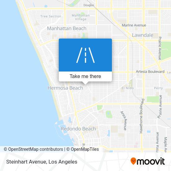 Steinhart Avenue map
