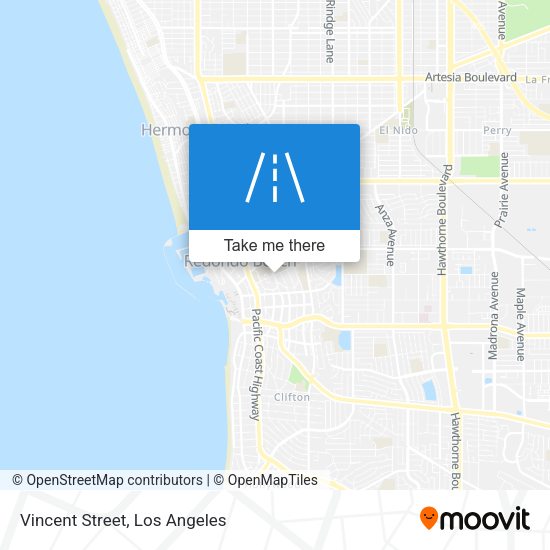 Mapa de Vincent Street