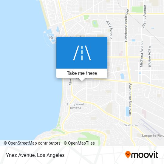 Mapa de Ynez Avenue