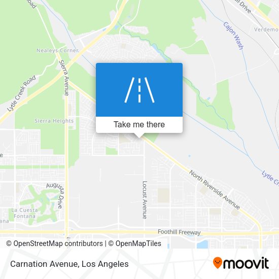 Mapa de Carnation Avenue