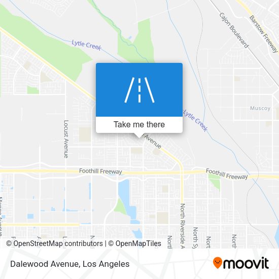Mapa de Dalewood Avenue
