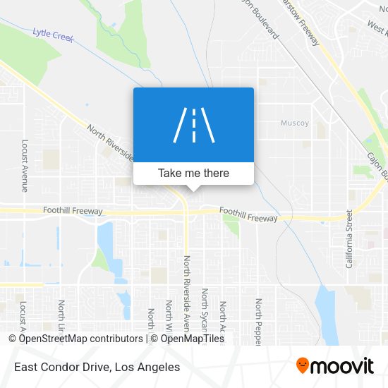 East Condor Drive map