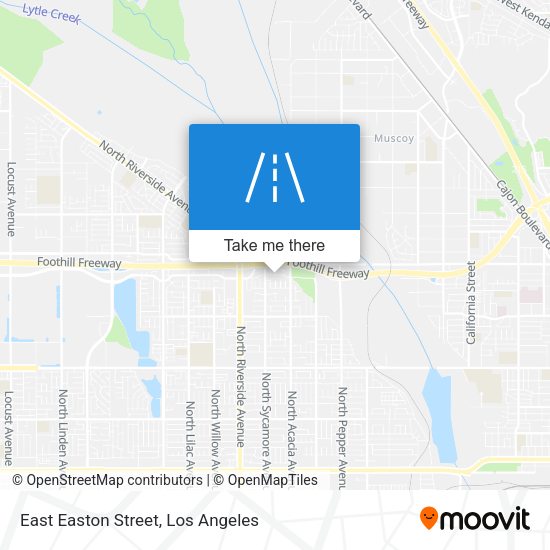 East Easton Street map