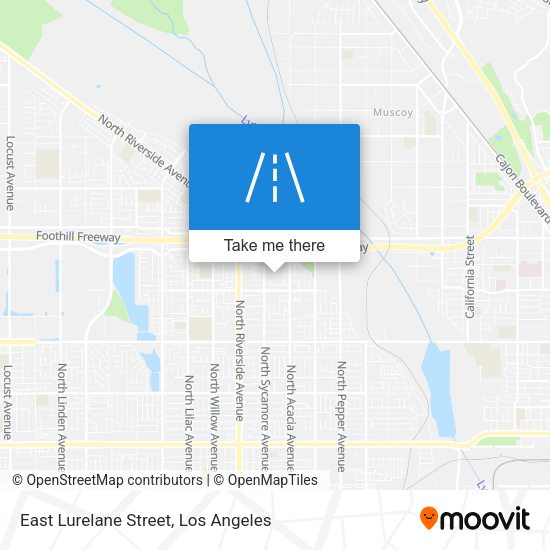 Mapa de East Lurelane Street