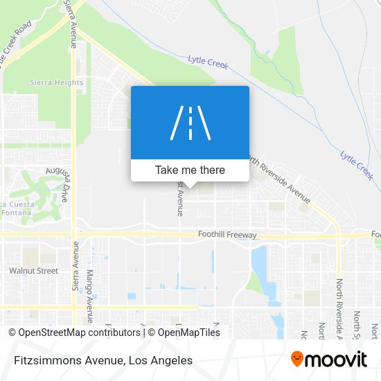 Fitzsimmons Avenue map
