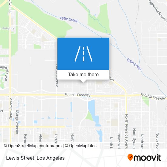 Mapa de Lewis Street