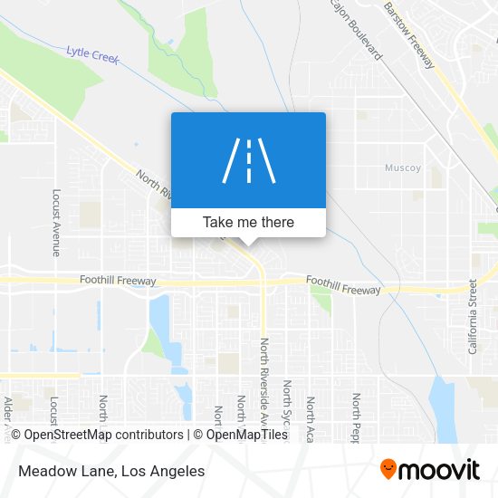 Meadow Lane map