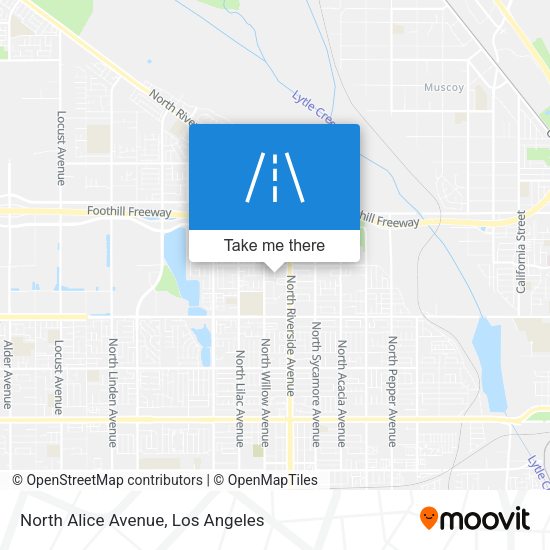 North Alice Avenue map