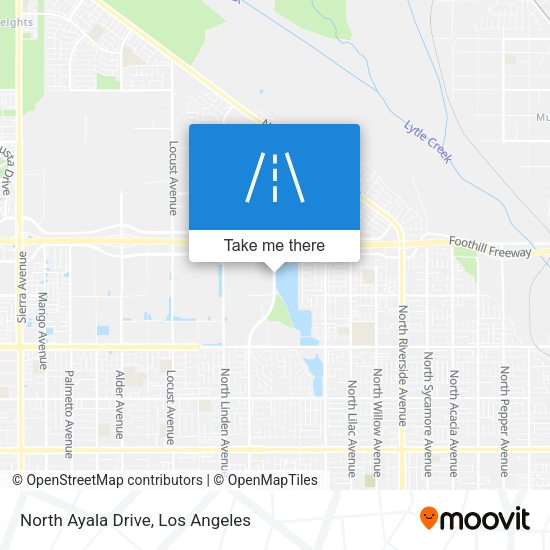 Mapa de North Ayala Drive