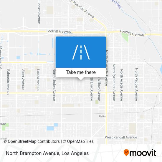 North Brampton Avenue map