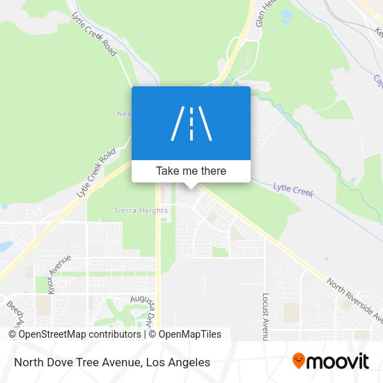 North Dove Tree Avenue map