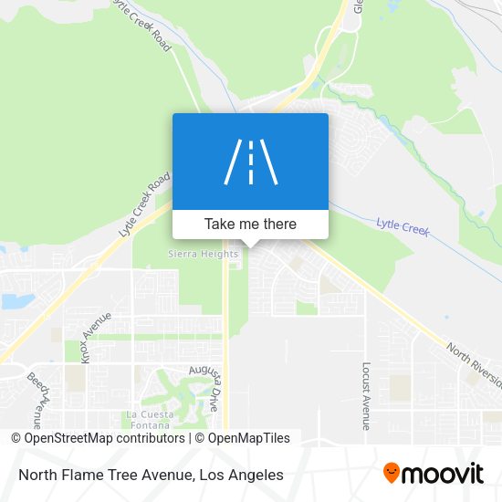 Mapa de North Flame Tree Avenue