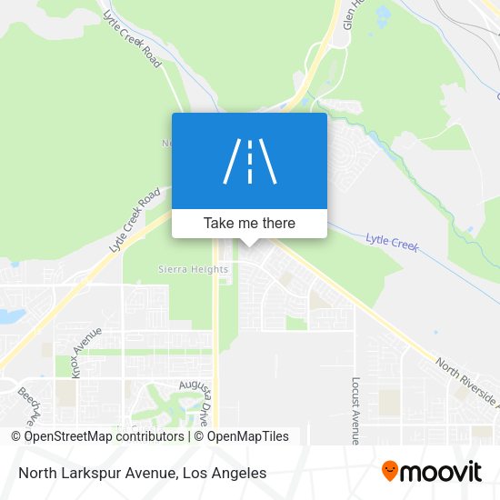 Mapa de North Larkspur Avenue