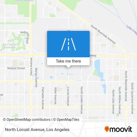 North Locust Avenue map