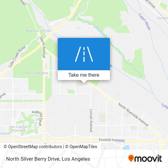 Mapa de North Silver Berry Drive