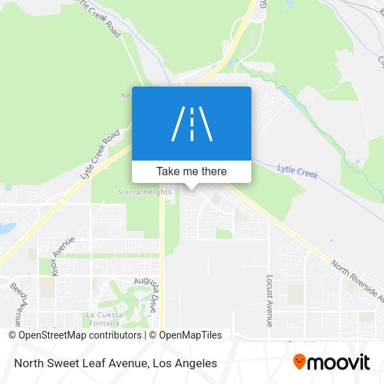 Mapa de North Sweet Leaf Avenue