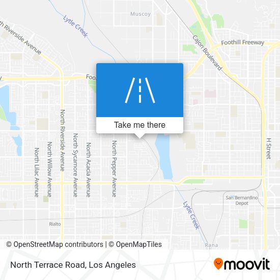 North Terrace Road map