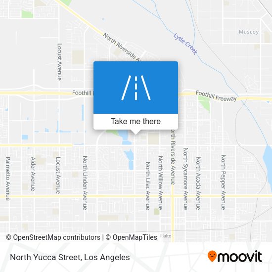 Mapa de North Yucca Street