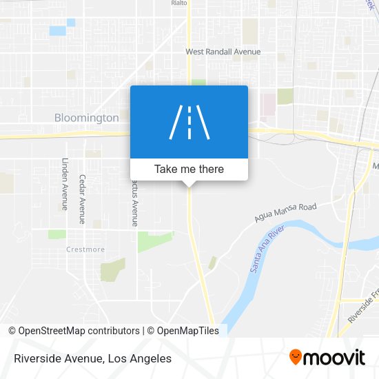 Riverside Avenue map