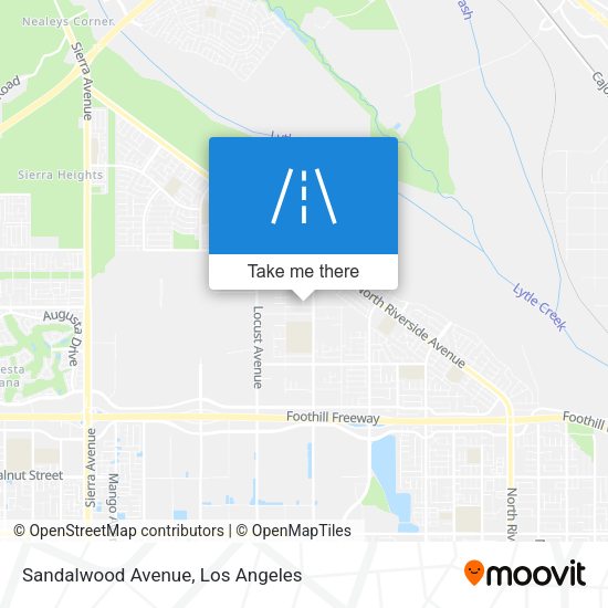 Sandalwood Avenue map