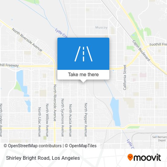 Mapa de Shirley Bright Road