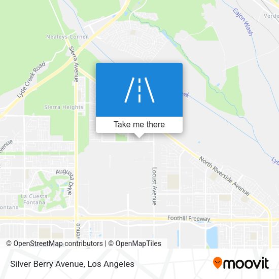Mapa de Silver Berry Avenue