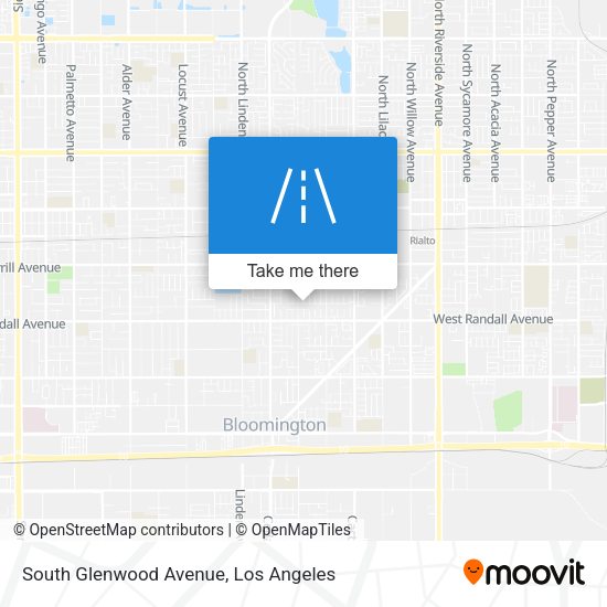 Mapa de South Glenwood Avenue
