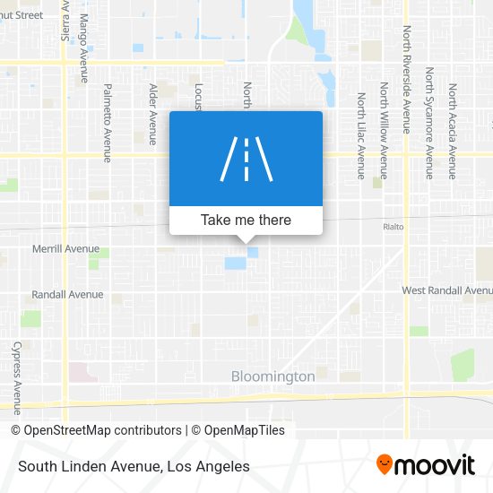 Mapa de South Linden Avenue