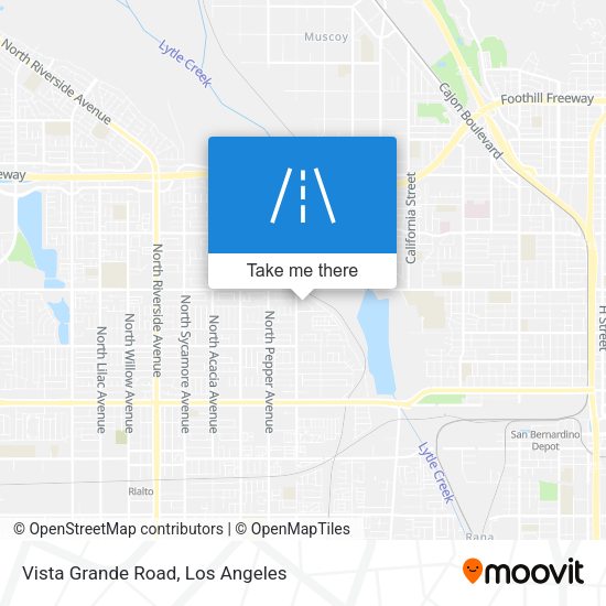 Mapa de Vista Grande Road