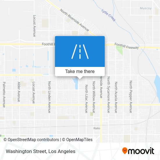 Mapa de Washington Street