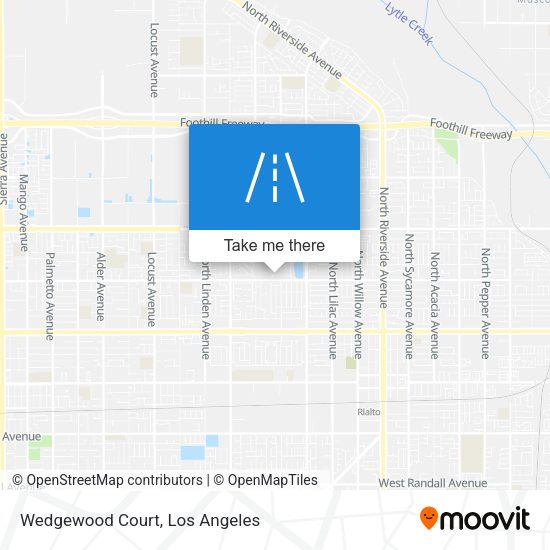 Mapa de Wedgewood Court