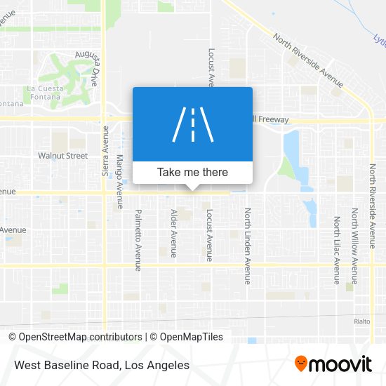 Mapa de West Baseline Road